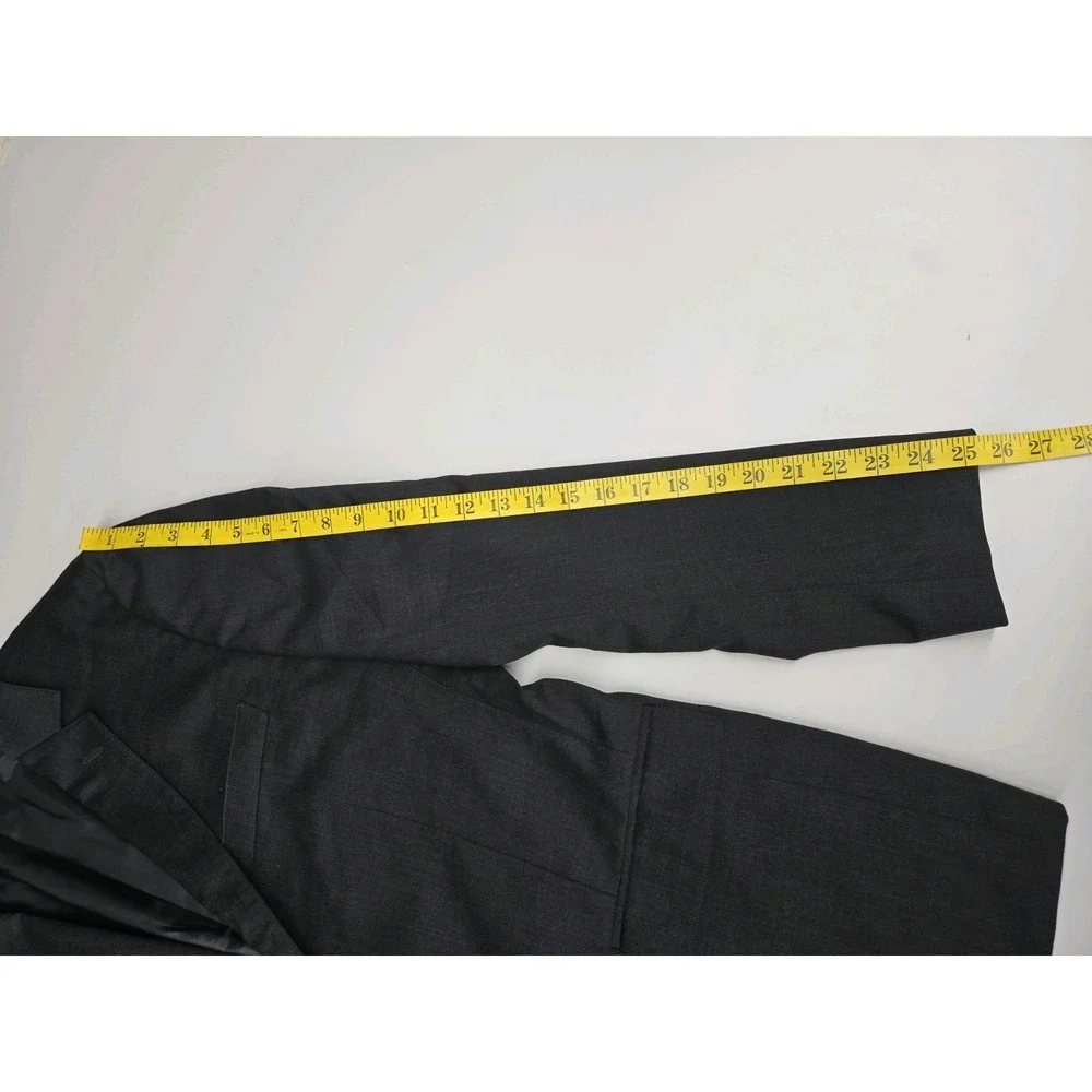 Bonobos Men's Slim Fit 2 Button Wool Blend‎ Blazer 15400 Charcoal Size 40R